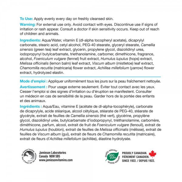 Jamieson Provitamina Vitamin E Deep Nourishing Day Cream