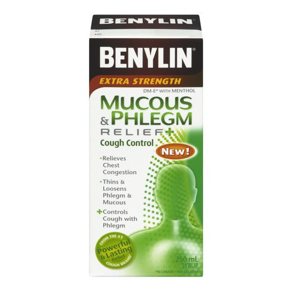 Benylin with Menthol Mucus & Phlegm Relief + Cough Control