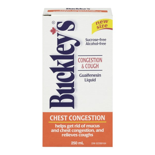 Buckley Complete Mucus Relief 250mL size