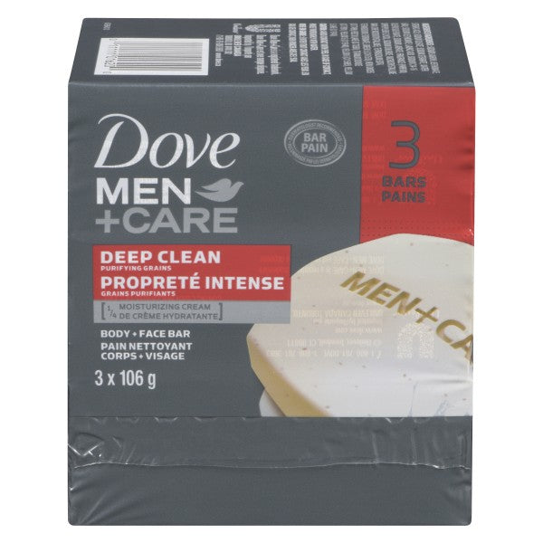 Dove Men+Care Deep Clean Body + Face Bar