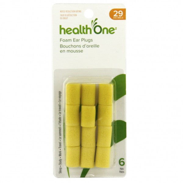 health One Foam Ear Plugs
