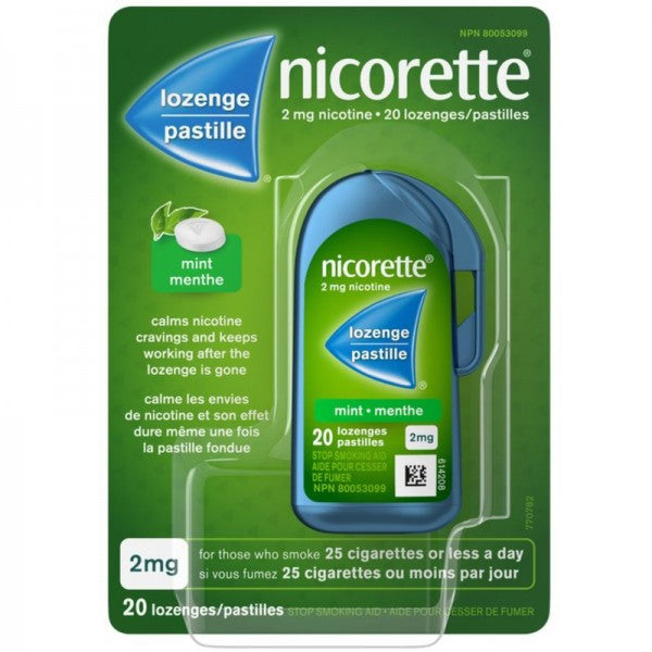Nicorette Lozenges 2mg Mint 20's
