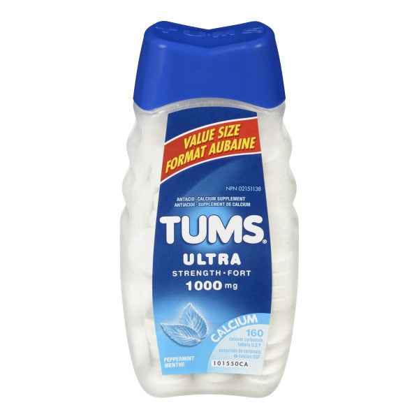Tums Antacid Calcium Supplement Tablets