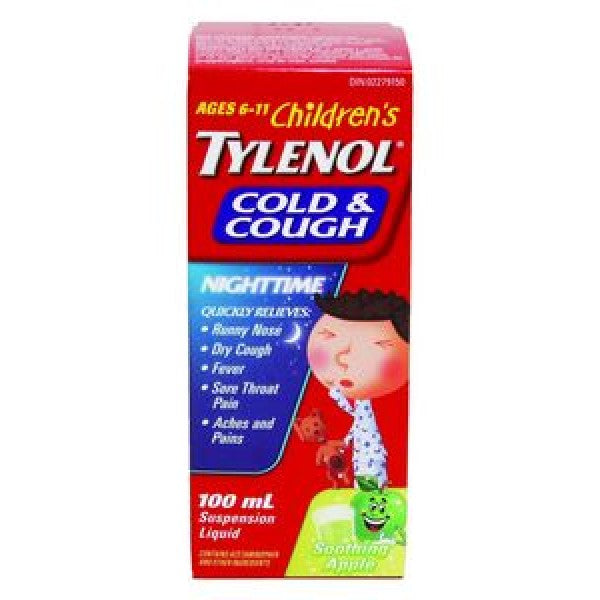 Tylenol Children's Cold & Cough Nighttime Liquid McKnights Pharmacy