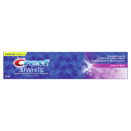 Crest 3D White Fluoride Toothpaste - 115ml