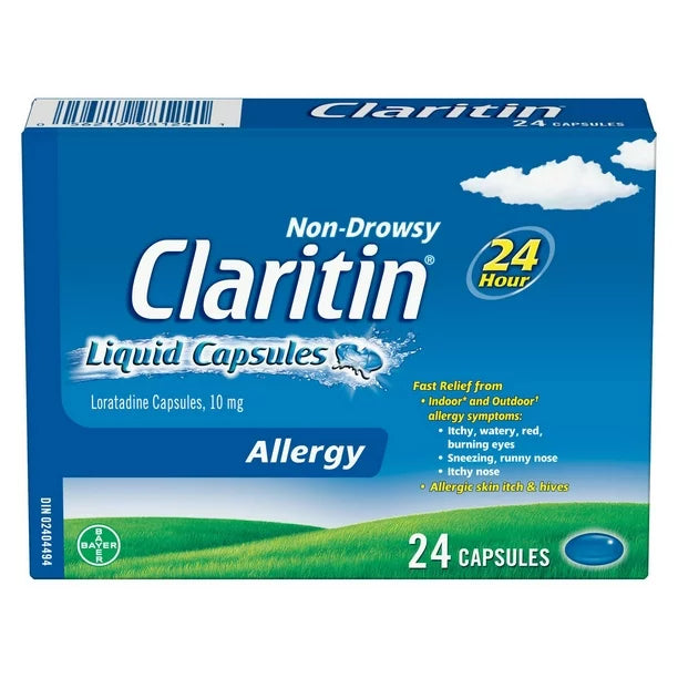 Claritin Allergy Liquid Non-Drowsy 24 Capsules