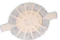 BX/10 TEGADERM FOAM DRESSING ADHESIVE, ADHESIVE WRAP (OVALE) INNER DIAMETER:3IN X 2-1/2IN,OUTER DIAMETER:4-1/2IN X 4IN