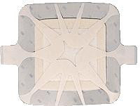 BX/10 TEGADERM FOAM DRESSING ADHESIVE, ADHESIVE WRAP (SQUARE) INNER DIAMETER:4IN X 4IN,OUTER DIAMETER:5-5/8"X 5-5/8"