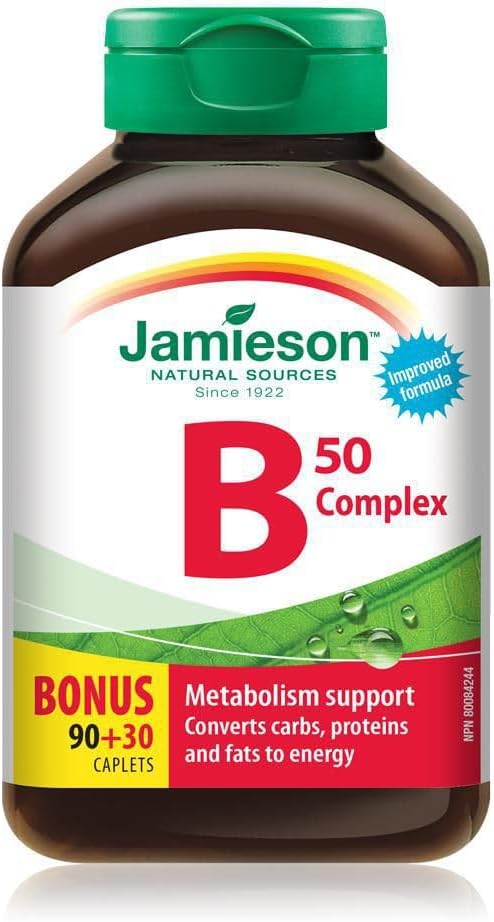 Jamieson Vitamin B50 Complex 90+30 Tablets