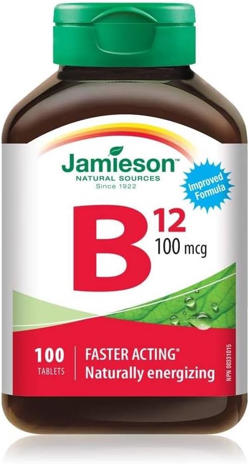 Jamieson B12 100MCG 100 Tablets