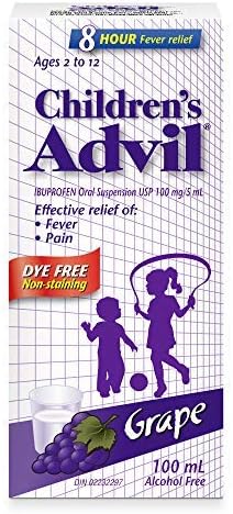 Advil Children's 100ML DYE-FREE Grape Flavoured