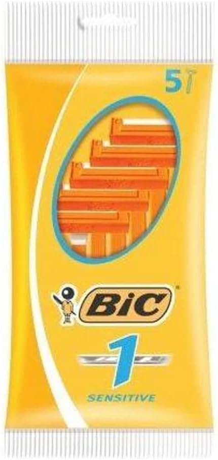 Bic 1 Sensitive Razors - Pack of 5