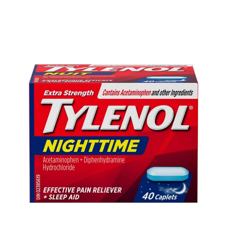 Tylenol Nighttime 40 Caplets
