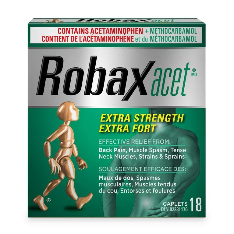 Robaxacet Extra Strength 18 Caplets – McKnights Pharmacy