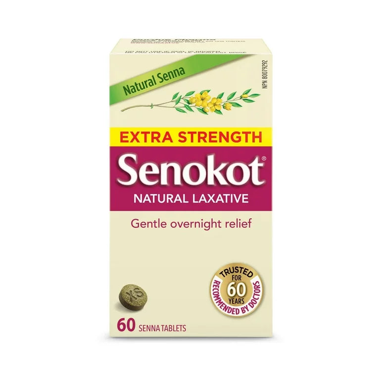 Senokot Extra Strength Natural Laxative - 60 Tablets