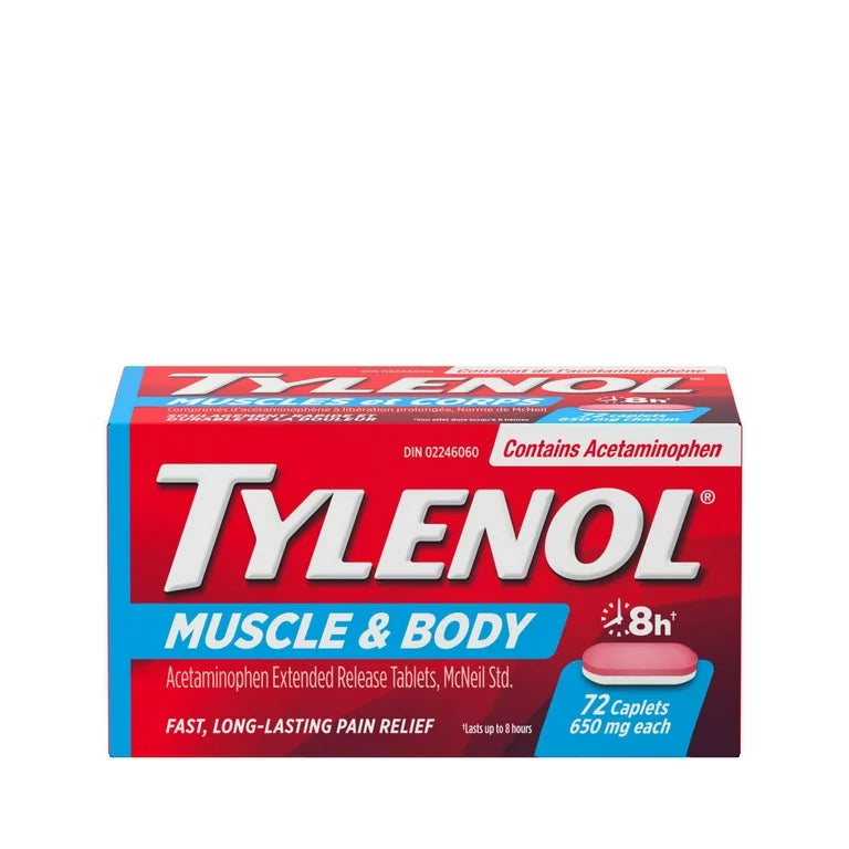 Tylenol Muscle and Body 72 Caplets