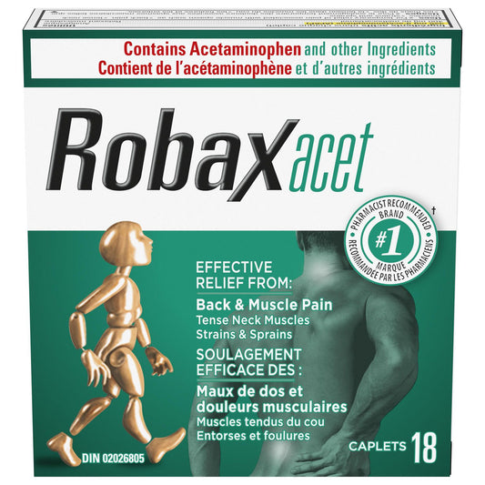 Robaxacet 18 caplets