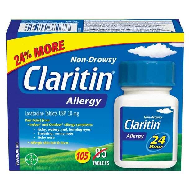 Claritin Allergies 105 Tablets - 24% more