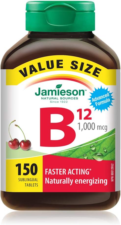 Jamieson B12 1000MCG 150 TABLETS