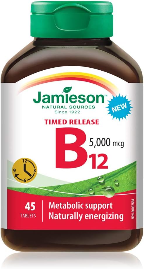 Jamieson B12 5000MCG 45 Tablets