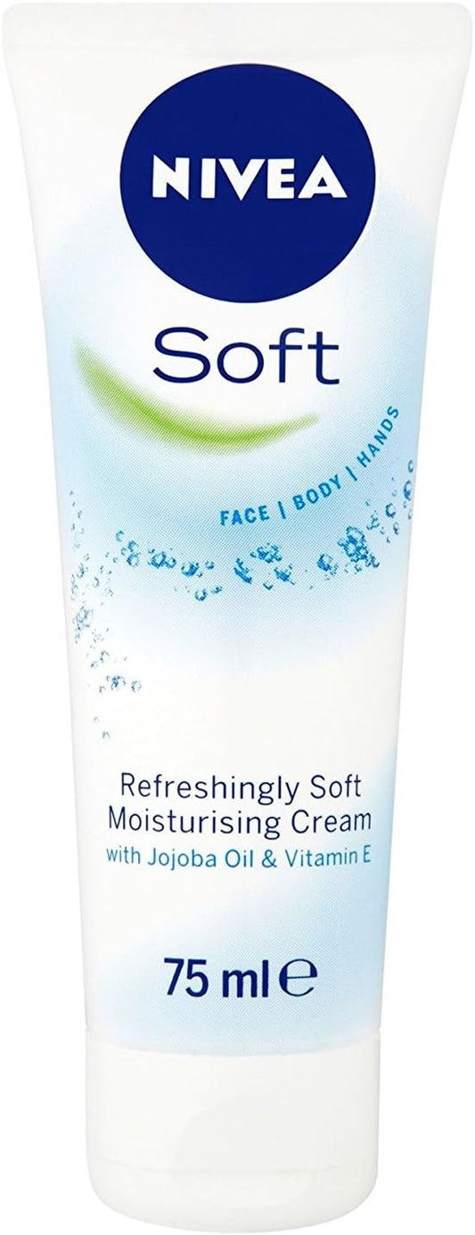 Nivea Soft - 75ml -1 bottle/Pack of 6