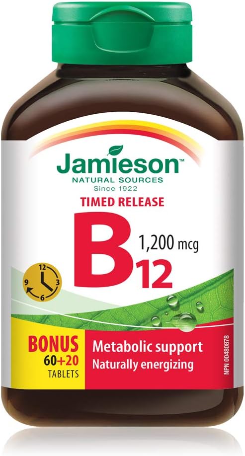 Jamieson B12 1200MCG Tablets