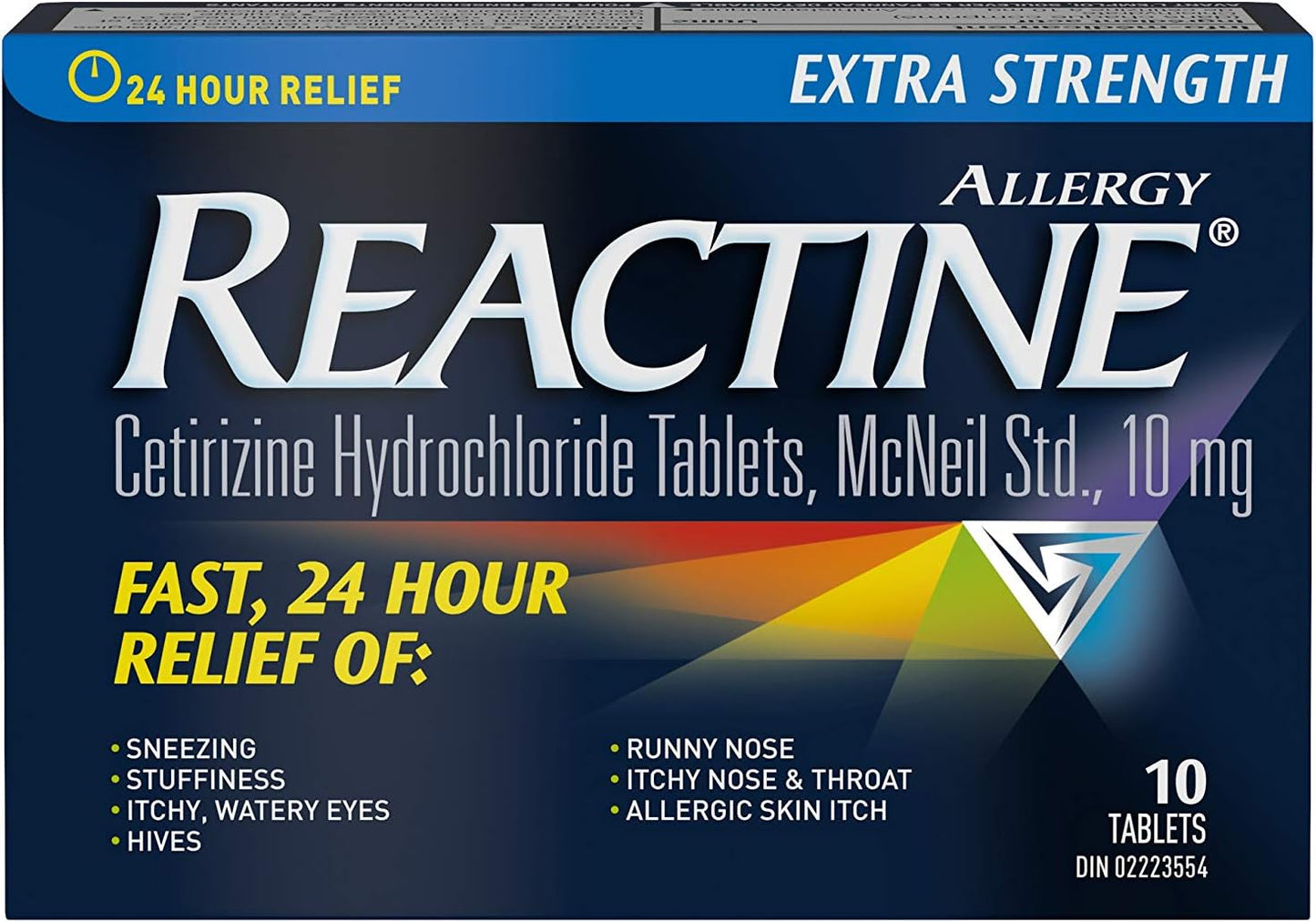 Reactine 10mg 10 Tablets