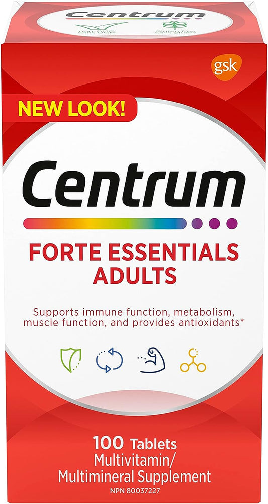 Centrum Adult Forte Essentials 100 Tablets