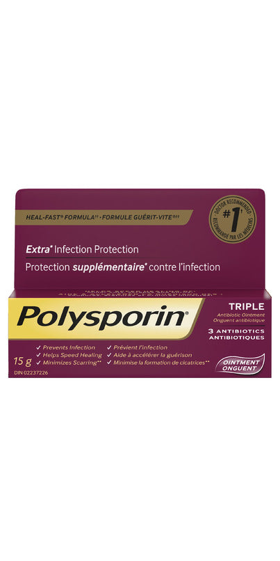 Polysporin Original Ointment - 3 Antibiotics 15g