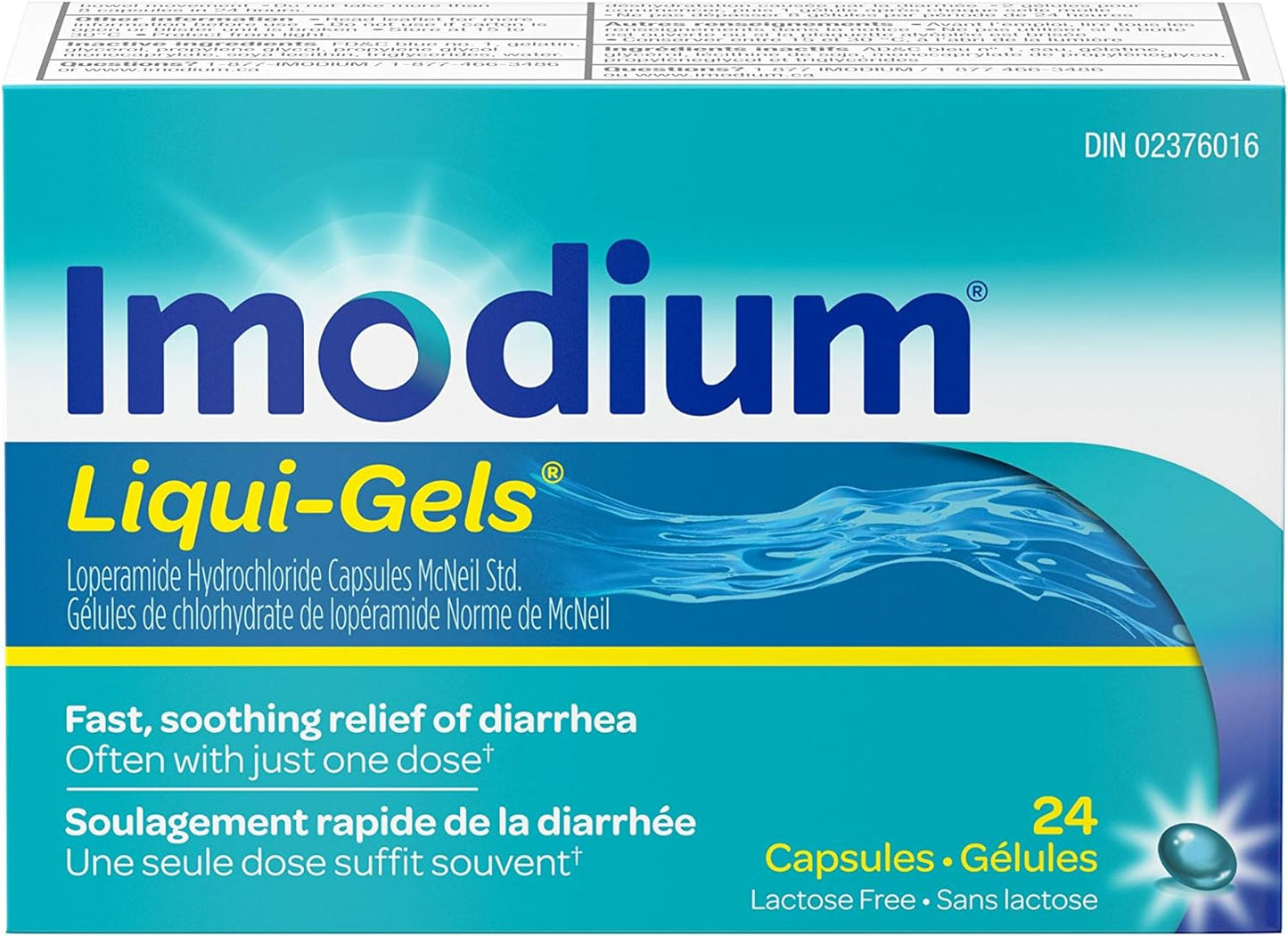 Imodium Liqui-Gels 24 capsules