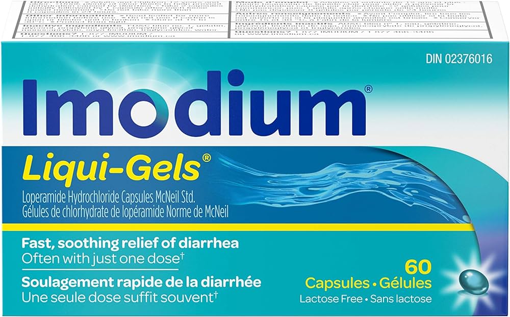 Imodium Liqui-Gels 60 Capsules