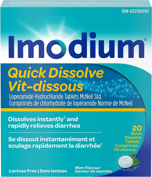 Imodium 20 Quick Dissolve Tablets