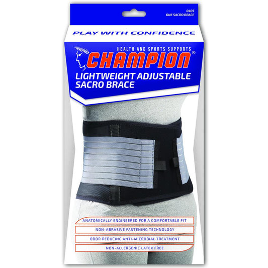 EA/1 LUMBAR SUPPORT BLACK REGULAR