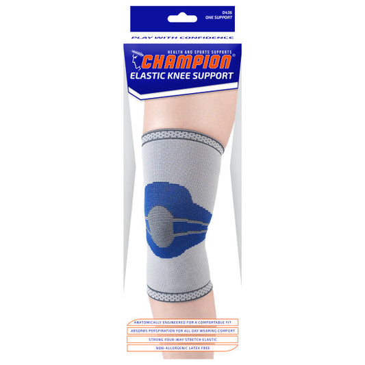 EA/1 ELASTIC KNEE SUPPORT LIGHT-GREY SMALL