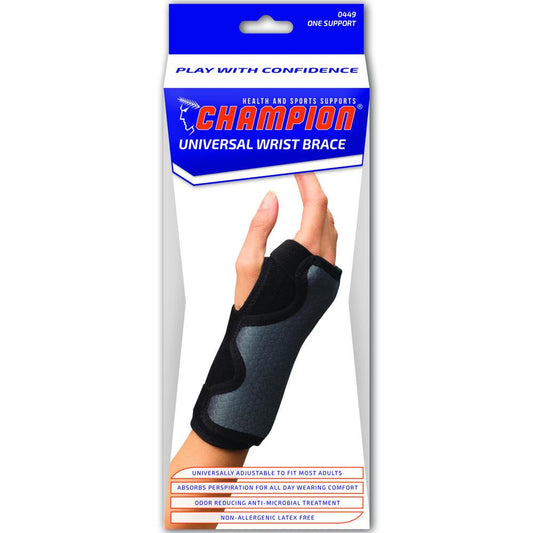 EA/1 REVERSIBLE WRIST SPLINT BLACK/CHAR UNIVERSAL