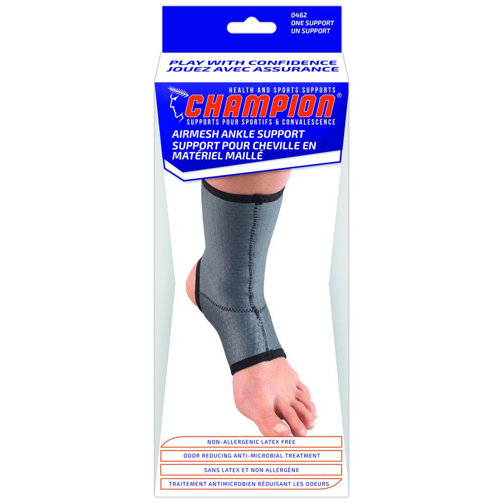 EA/1 ANKLE SUPPORT CHARCOAL SMALL