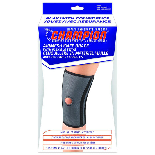 EA/1 AIRMESH KNEE SUPPORT WITH STABILIZER PAD,LARGE