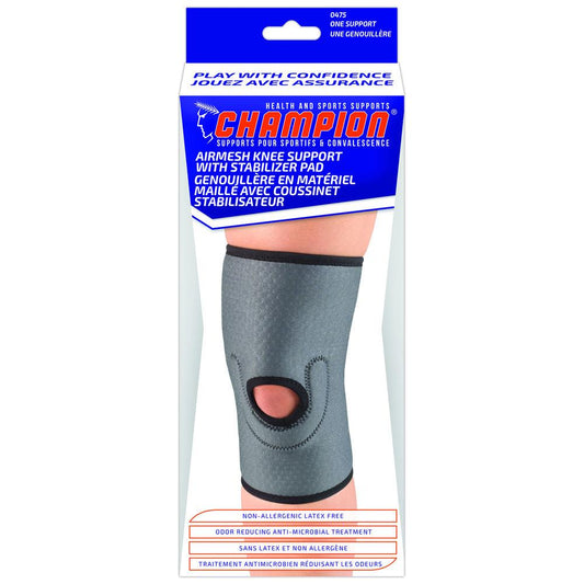 EA/1 AIRMESH KNEE SUPPORT WITH STABILIZER PAD,SMALL