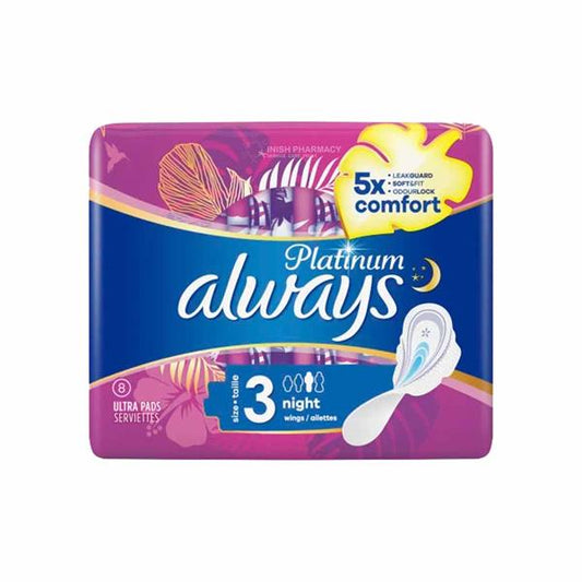 Always Platinum 8 Ultra Pads - Size 3