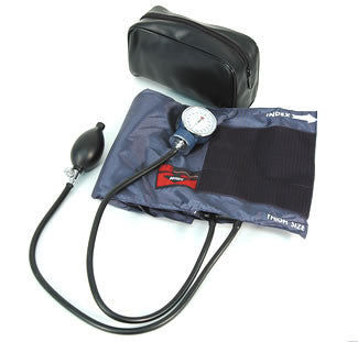 EA/1 PHYSIO LOGIC PROFESSIONAL DELUXE ADULT SPHYGMOMANOMETER COMES WITH CASE BLACK LATEX-FREE (10-16IN) (NON RETURNABLE)