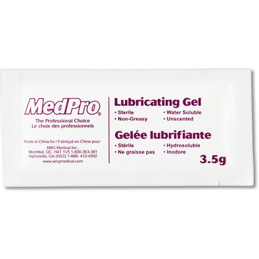 BX/144 MEDPRO LUBBRICATING GEL, 3.5G, STERILE