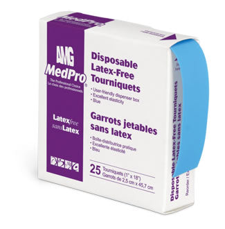 (CS40) EA/1 MEDPRO TOURNIQUET, LATEX FREE, DISPOSABLE. ROLL.