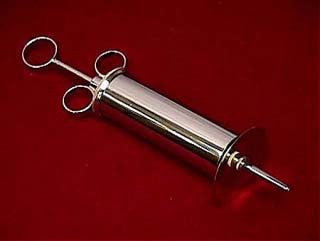 EA/1 METAL EAR SYRINGE WITH SHIELD 3oz