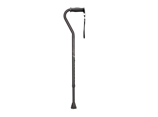 EA/1 CANE ALUMINUM AIRGO COMFORT-PLUS BLACK