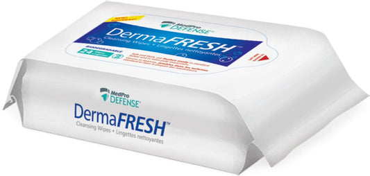 (CS/24) PK/24 DERMAFRESH FLUSHABLE WIPES (9" X 12")