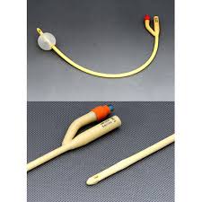 BX/10 AMSINO 2-WAY SILICONE COATED LATEX FOLEY CATHETER, 20FR 5CC