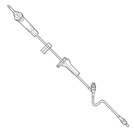 CS/48 SOLUTION SET W/ NON VENTED SPIKE.76IN 10 DRP/ML.