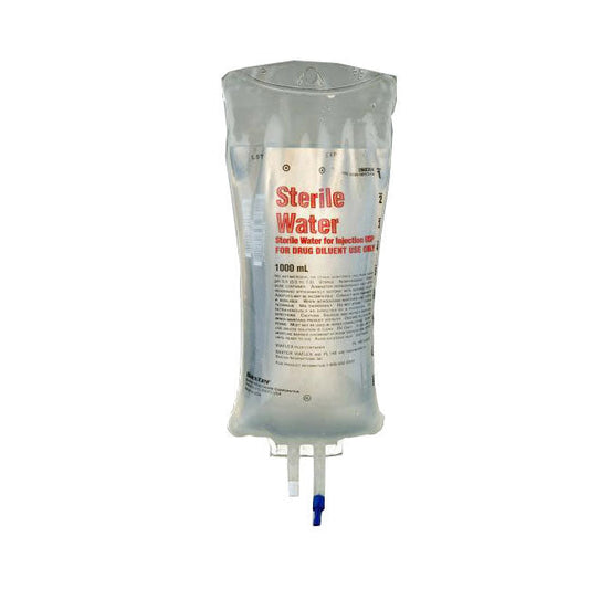 CS/12 STERILE WATER 1000ML BAG