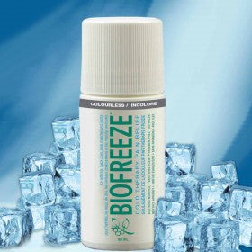 EA/1 BIOFREEZE CRYOTHERAPY PAIN RELIEVING GEL ROLL ON 3OZ DYE AND PARABEN FREE