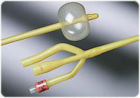 BX/12  LUBRICATH 3-WAY CONTINUOUS IRRIGATION FOLEY CATH 22FR 5CC NON-RETURNABLE